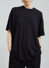 Ella Boxy Tee - Black