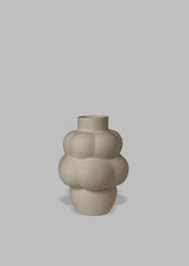 Louise Roe Ceramic Balloon Vase 04 Petit - Sanded Grey