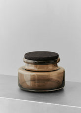 Louise Roe Viola Glass Container - Smoke