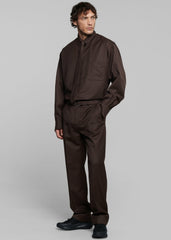 Mason Wool Trousers - Brown