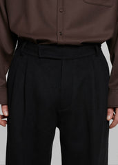 Beo Wool Suit Pants - Black
