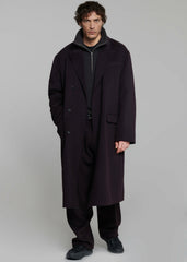 Harrison Quarter Zip Jumper - Dark Plum