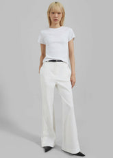 Kellen Baby Tee - White