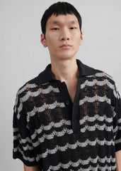 Lucca Knitted Top - Black