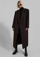 Jane Long Coat - Brown