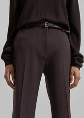 Jessie Leather Belt - Plum