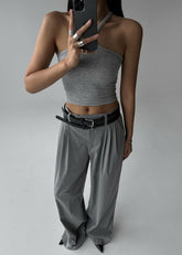 Linna Trousers - Light Grey