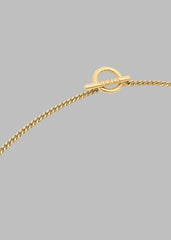 Bevza Flat Spikelet Pendant - Gold
