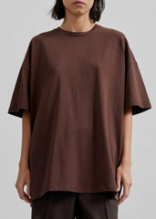 Faro Boxy Tee - Brown