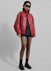 Zion Bomber Jacket - Red