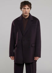 Harry Wool Blazer - Dark Plum