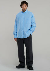Mason Button Up Shirt - Blue