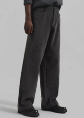 Wharton Corduroy Pants - Charcoal