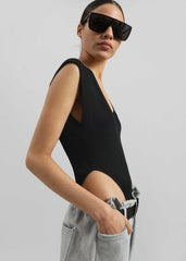 Bevza Vest Bodysuit - Black