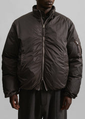 Delft Padded Bomber Jacket - Brown