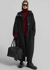 Noho Leather Shoulder Bag - Black