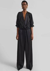 Jesmond Hooded Jumpsuit - Black