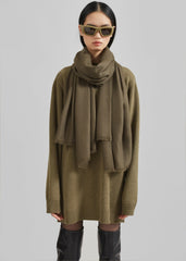 Dorset Cashmere Scarf - Khaki