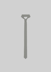 Lene Tie - Light Grey
