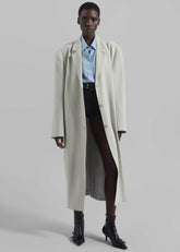 Tribeca Long Coat - Stone