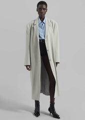 Tribeca Long Coat - Stone