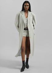 Tribeca Long Coat - Stone