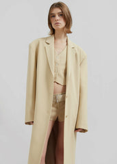 Tribeca Long Coat - Beige