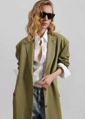 Tribeca Long Coat - Khaki