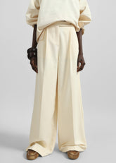 Kamila Wide Leg Trousers - Light Peach