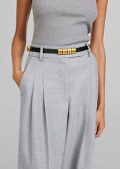 By Malene Birger Ounlo Leather Belt - Black