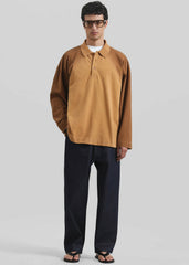JW Anderson Long Sleeve Rugby Polo - Tobacco