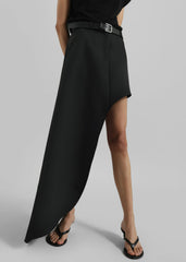 Coperni One-Leg Tailored Skirt - Black