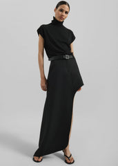 Coperni One-Leg Tailored Skirt - Black