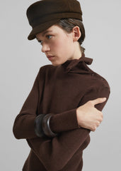 Corbet Newsboy Cap - Brown