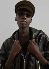 Corbet Newsboy Cap - Brown