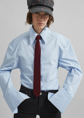 Bec Padded Shirt - Light Blue