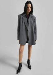 Gever Wrap Blazer - Grey