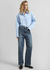 Auster Padded Shirt - Sky Blue
