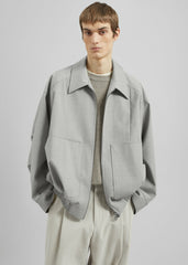 Felix Textured Jacket - Greige Melange