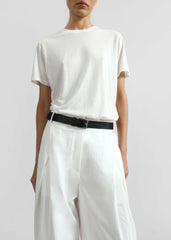 Amal Fluid Tee - White