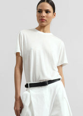 Amal Fluid Tee - White