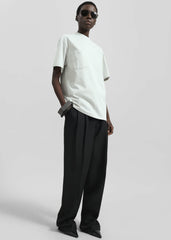 Yuri Boxy Super Soft Tee - Light Grey