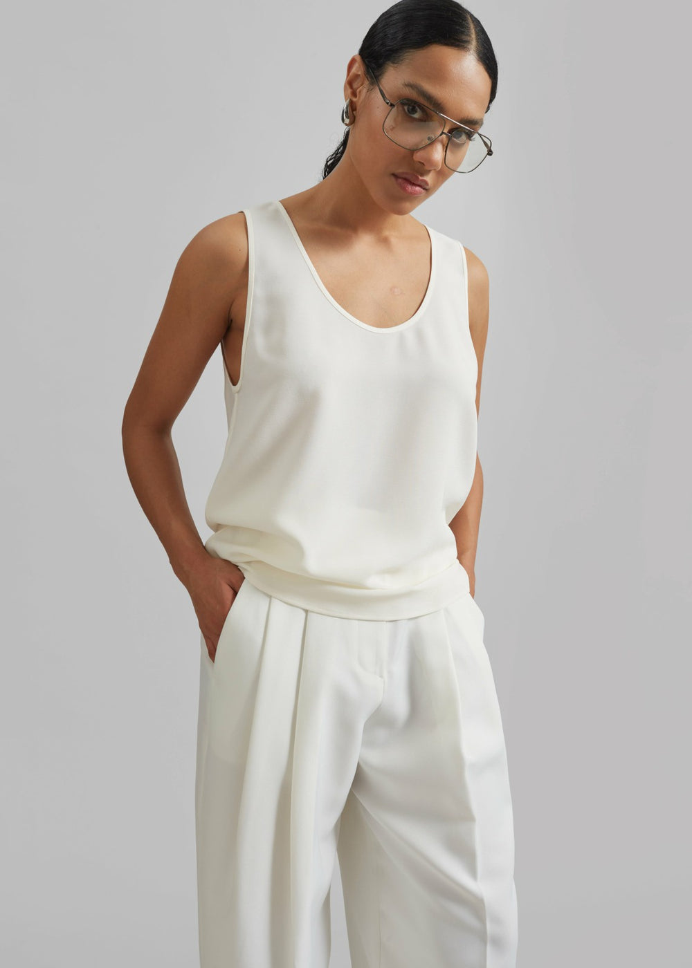 Esten Tank Top - Ivory