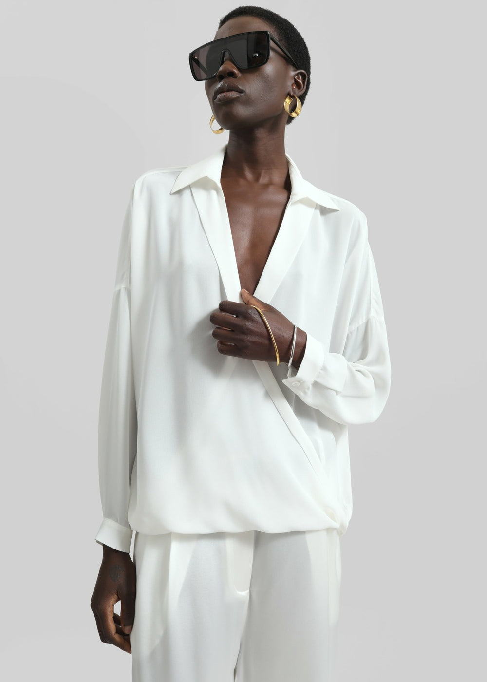 Roseau Blouse - White