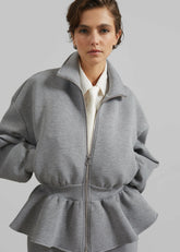 Sorelle Peplum Jacket - Grey