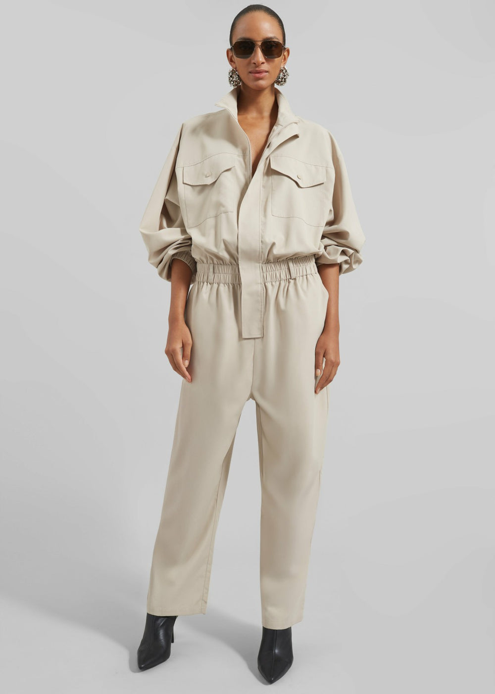Tropez Jumpsuit - Beige