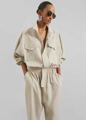 Tropez Jumpsuit - Beige