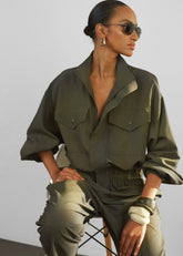 Tropez Jumpsuit - Khaki