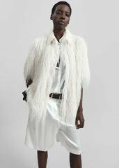 Paolina Fringed Shirt - White