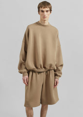 Tate Sweat Shorts - Camel